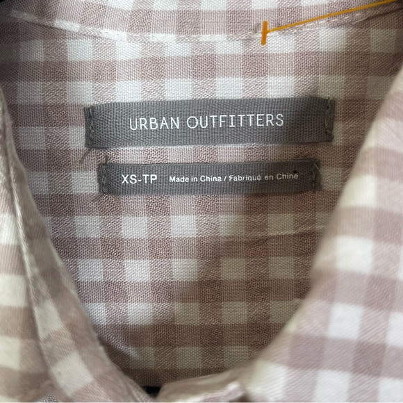 UO Urban Outfitters Laila Seersucker Midi Shirt Dress Short Sleeve XS - Picture 6 of 10